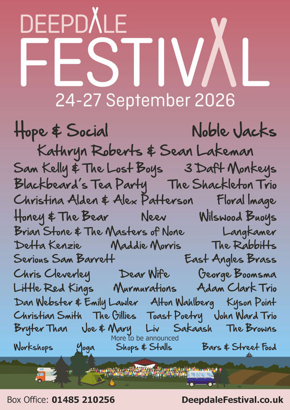 Deepdale Festival 2026 Poster